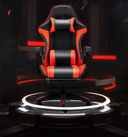 Fauteuil de Gaming Ergonomique de Luxe Pivotant en Cuir PU Haute Qualité pour Joueur PC de Bureau