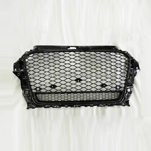 Grille ABS de haute qualité PNB Aftermarket style RS3 pour Audi 13-16 A3/S3 8V |   Cadre inférieur noir brillant |   Installation facile |   Nouveau | - Product Image 4