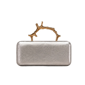 Stylish Solid Color PU Leather Clutch Bag For Evening Party Custom logo top handle handbags Wholesale women's clutch bags Bulk - Product Image 6