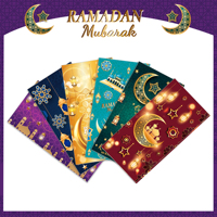 Huancai Ramadan Mubarak chemin de Table de fête chemins de Table en plastique cuisine salle à manger couverture de Table jetable pour fournitures de fête de l'Aïd