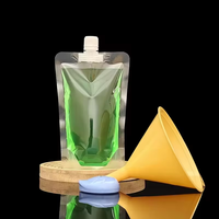 Pochette à boisson personnalisée, qualité alimentaire, étanche, pour thé au lait, avec bec verseur, thermoscellable, Doypack autoportant, à fermeture éclair, isolante