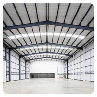 Nave Industrial Prefabricada de Estructura de Acero, Hangar Prefabricado con Buen Precio