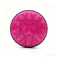 6 Inch 8 or 11 Tone Steel Tongue Drum Worry-Free Drum Lotus Steel Tongue Drum