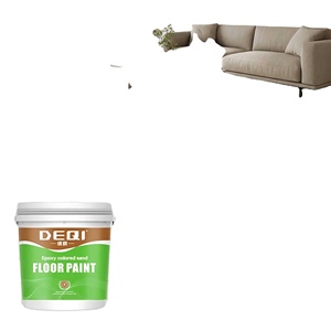 DEQI Epoxy Colored <b>Sand</b> Floor Paint with Brush Application for Garage and Office <b>Decoration</b> - Product Image 1