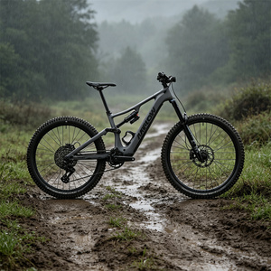 Bicicleta de Montaña Amflow PR Carbon MTB de 4 Pistones Hidráulicos XMA-30 con Llanta Ligera Mixta, Equipada con DJI Avinox M2S Mid-moun - Product Image 3