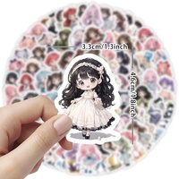 103 pièces Loli fille dessin animé décor autocollants personnalisé étanche vinyle bagages ordinateur portable planche à roulettes bricolage jeune fille Kawaii mignon autocollants