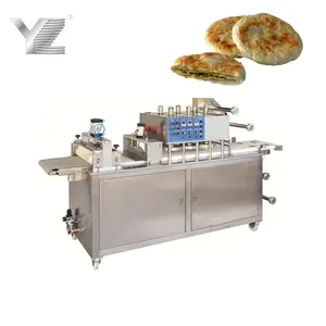 Ying Machinery Stuffed Paratha Flatbread Aloo Paratha Green Scallion Pie Chinese Crepe Stamping Machine