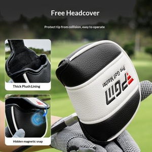 PGM TUG077 <span class=keywords><strong>Putter</strong></span> de golf stand-up pour hommes gauchers, club professionnel individuel avec récupérateur de balle, R Flex, vente directe usine - Product Image 4