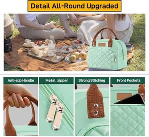 Sacs isothermes en polyester de haute qualité pour hommes, femmes et enfants, boîte à lunch fraîche et sac à glace, vente en gros - Product Image 4