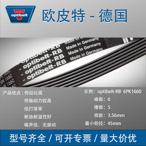 Oupite Imported Automotive Belts for Engine Motor <b>Transmission</b> Wear-Resistant for <b>Trucks</b> Passenger Cars Manufactured Rubber - Product Image 5