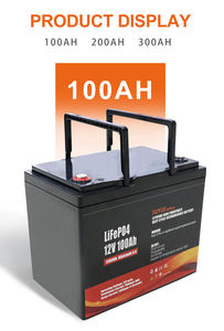 12V 100Ah LiFePO4バッテリー BluetoothスマートBMS搭載 8000サイクル ディープサイクル リチウム鉄リン酸バッテリー 太陽光発電システム RV用 - Product Image 3