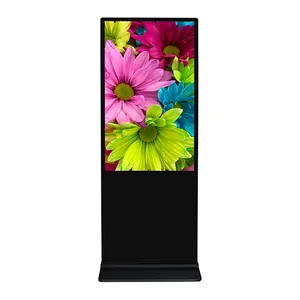 Display LCD per segnaletica digitale Full HD con lettore pubblicitario di rete da 49 pollici per centro commerciale