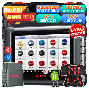Autel MaxiPro MP808BT Pro Kit, Escáner OBD2, Herramienta de Diagnóstico para Automóviles, Bidireccional, Bluetooth, Actualización del Autel MP808BT - Product Image 1