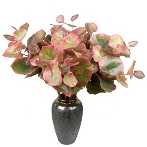 Usine En Gros 72 cm feuille de papillon <span class=keywords><strong>rouge</strong></span> feuilles <span class=keywords><strong>feuillage</strong></span> artificiel pour la décoration - Product Image 4