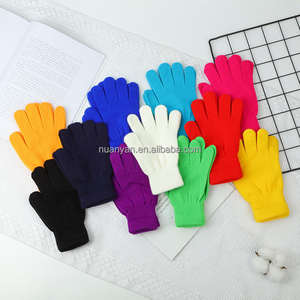 Özel Logo ucuz kış eldiven toptan dokunmatik ekran eldiveni kış için özel örme eldiven - Product Image 1