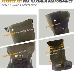 Échantillon Gratuit - Guêtres Hautes Imperméables pour Randonnée, Chasse et Neige (Protection Anti-Serpent) - Product Image 5