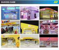 Distributeur automatique de jeux d'arcade à griffes pour enfants avec écran LCD, mini-jeux interactifs, affichage publicitaire, lecteur de cartes métallique et fonctionnement à pièces