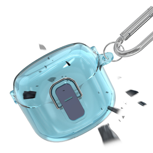 เคสกล่องชาร์จหูฟังพลาสติกใสพร้อมตะขอสำหรับ <span class=keywords><strong>JBL</strong></span> TUNE Flex - Product Image 1