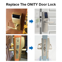 Sistema de Gestión de Habitaciones de Hotel de Alta Gama, Cerradura de Hotel de Aluminio con Tarjeta RFID y Sistema Estándar ANSI