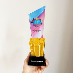 Piala Penghargaan Plakat Kaca Kristal Cetak 3D Desain Baru <span class=keywords><strong>2026</strong></span> - Product Image 6