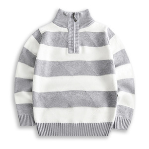 Camiseta Nueva para Niños 2022, Estilo Otoño Invierno, Suéter Grueso a Rayas para Bebés - Product Image 6