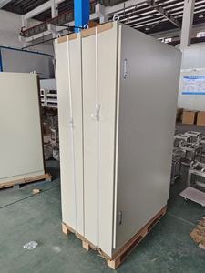 Caja de armario eléctrico, caja de acero grande IP55, resistente al agua, puerta única/doble, armario de metal eléctrico de pie - Product Image 2