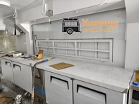 Remolque de Comida Móvil Eléctrico Personalizado con Cocina Completa para Negocios de Panadería, Helados y Café