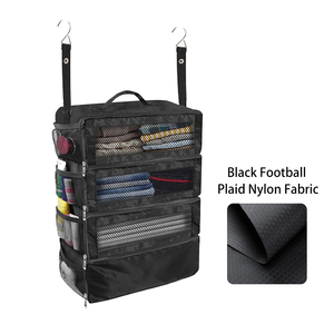 Sacs de rangement suspendus pliables, organisateur de valise, organisateur de bagages de voyage haute capacité, étagère suspendue, cube de rangement pour placard - Product Image 3