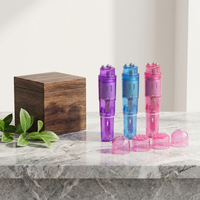 Mini masseur vibrant de poche avec 4 têtes interchangeables, stimulateur portable pour mamelons et clitoris, jouet intime pour couple, hôtel