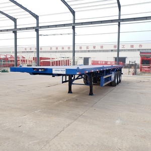 Remorque semi-plat à <span class=keywords><strong>2</strong></span> essieux, 3 essieux, 40 tonnes, 40 pieds, neuve et d'occasion, en vente - Product Image 5