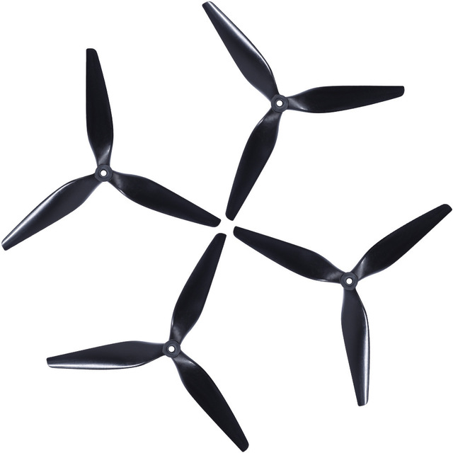 Hot Sales 7inch 8inch 9inch 10inch 11inch 13inch Carbon Fiberglass Nylon Black CW CCW 3 Blade FPV Drone Propeller