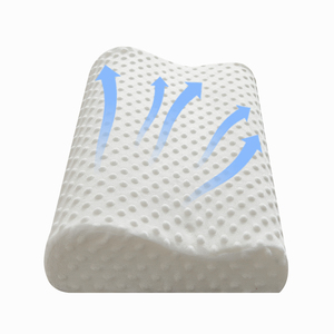 Op maat gemaakt klein orthopedisch kussen van stof met ergonomische nekondersteuning zonder druk, traagschuim hoofdkussens voor slaap en massage - Product Image 3