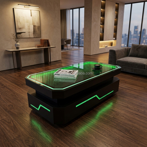 Mesa de Bar con Luz Epoxi Luminosa Multicolor Nebula, Estructura Metálica Resistente, Diseño de Estrellas, para Uso Comercial en Hoteles, Sótanos y Clubs - Product Image 3