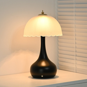 Modern Simple Luxury High-end Gourd Decorative Vintage Glass LED 220V Warm White Night <strong>Light</strong> Ambient <strong>Light</strong> Bedroom <strong>Table</strong> - Product Image 1