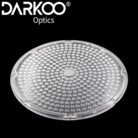 Lentilles diffuseur pour éclairage haut-bay UFO 254 LED, forme ronde de 280 mm, 120 degrés, lentille pour lampe haut-bay LED