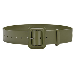 <span class=keywords><strong>Ceinture</strong></span> large en cuir <span class=keywords><strong>de</strong></span> vachette fendue avec boucle en alliage décontractée pour femmes avec design à épingle - Product Image 3