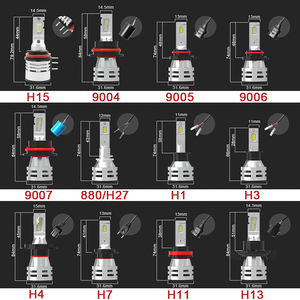 Kit de phares de conduite, <span class=keywords><strong>LED</strong></span> Canbus, ampoules électriques pour <span class=keywords><strong>Golf</strong></span> 6 <span class=keywords><strong>Golf</strong></span> <span class=keywords><strong>7</strong></span>, <span class=keywords><strong>H15</strong></span>, 55W, 20000lm - Product Image 6