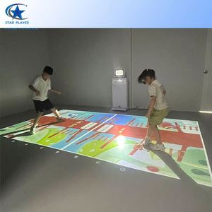 Hệ thống máy chiếu sân chơi trong nhà tất cả trong một trò chơi chiếu tương tác sàn thông minh di động - Product Image 5