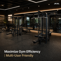 Equipo de Gimnasio: Máquina de Fitness Profesional de Entrenamiento Funcional con Cables Cruzados, 8 Estaciones Múltiples, Venta al por Mayor