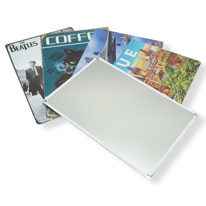 Motocicleta de placa de matrícula en blanco de estaño reflectante amarillo tintado europeo de alta calidad - Product Image 5