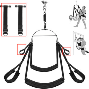 Altalena Rotante per Coppie in Ecopelle e Metallo, Supporto per Gambe Regolabile a 360°, Amaca Personalizzabile con Logo OEM Jiangsu - Product Image 3