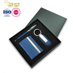 <span class=keywords><strong>Porte</strong></span>-clés en métal pour hommes, Promotion de luxe d'entreprise de voiture, <span class=keywords><strong>porte</strong></span>-cartes à stylo, ensemble cadeau pour hommes, Offre Spéciale - Product Image 4