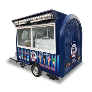 Camion de nourriture de rue en acier inoxydable personnalisé vintage 2025 pour la vente de glaces, de hot-dogs, de pizzas et de concession - Product Image 6
