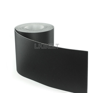 PVC Endüstriyel Konveyör Bandı Baklava Desenli Düz Yüzeyli Aşınmaya Dayanıklı Yüksek İletim Verimliliği Gıda İçecek Kullanımı - Product Image 4