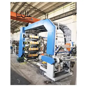 Máquina de Impressão de Papel Flexo 2 Impressoras flexográficas de 4 cores Máquina de Impressão Flexo