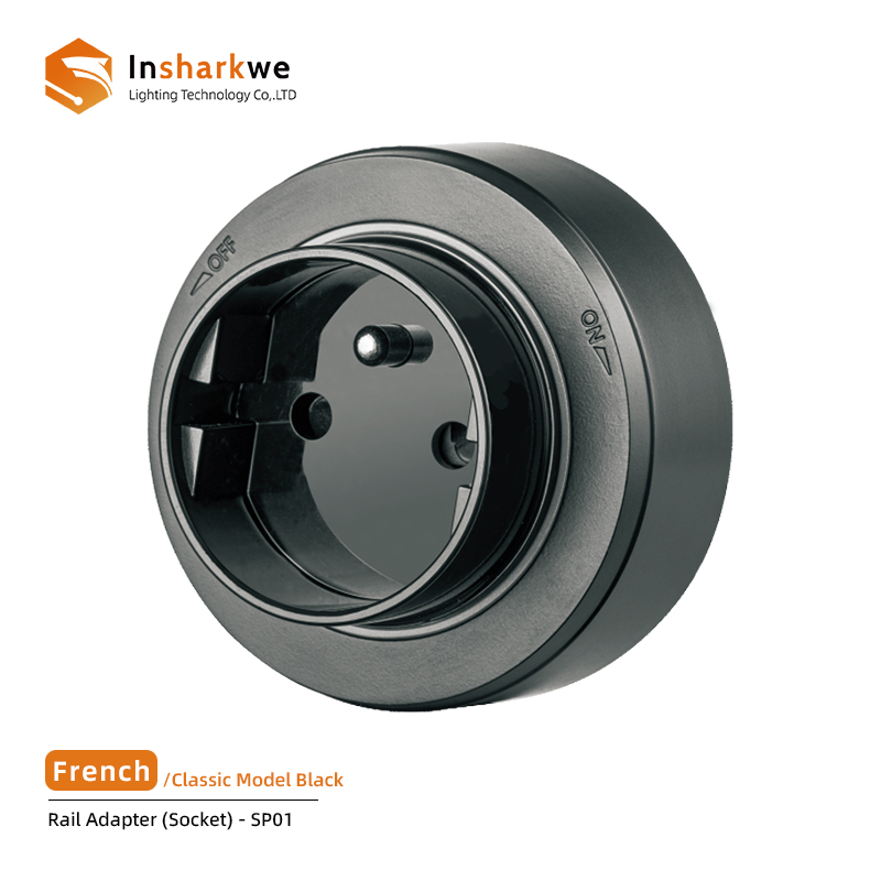 SP-01 FR Enchufe Negro Clásico *2