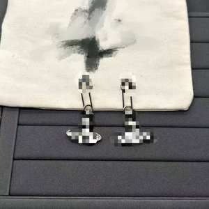 Resmi otantik mozaik paslanmaz çelik pim lake Saturn kolye bilezik kadınlar için küpe seti kör kutu - Product Image 6