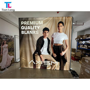 Durable 20x8ft Aluminum Frame SEG Fabric LED Display Stand Backlit Exhibition Booth Design for Trade Show <b>Advertising</b> Equipment - Product Image 4