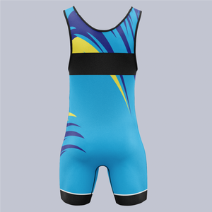 Celana ketat gulat anak-anak sublimasi Premium seragam gulat Singlet untuk gulat anak-anak - Product Image 4
