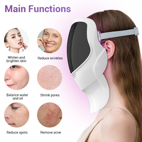 Nouvel appareil de luminothérapie portable à LED rouges détachables 7 couleurs pour le visage et le cou – Masque de beauté facial